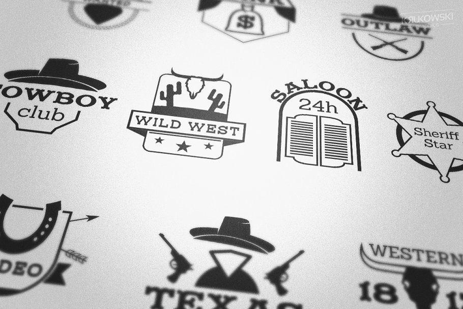 Download Wild West Country Badges Logos