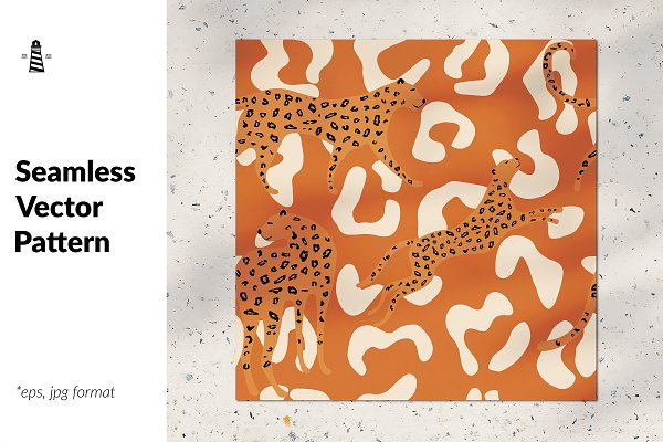 Download Abstract cheetah seamless pattern