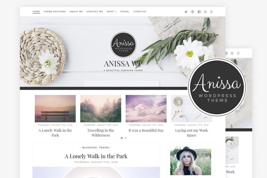 Download Anissa / Blog & WooCommerce Theme