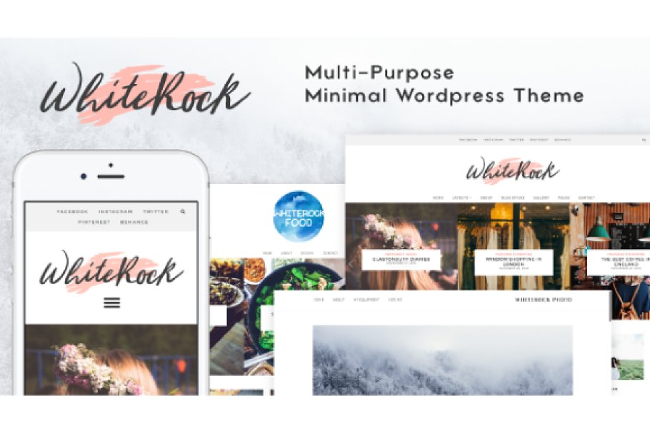 Download WhiteRock - Minimal WordPress Theme