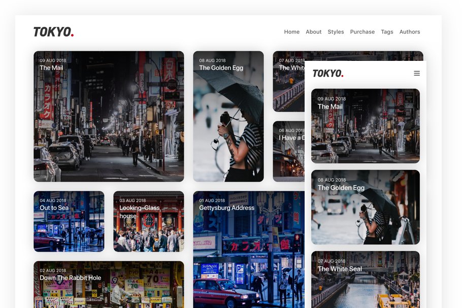 Download Tokyo – Ghost Theme