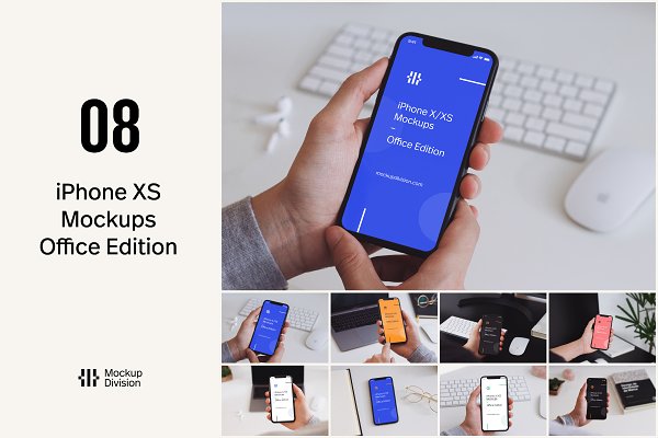 Download iPhone X/XS Mockups Office Edition