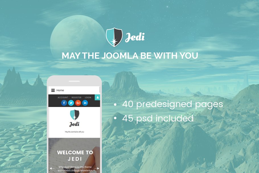 Download Jedi - Multifunctional Joomla Theme