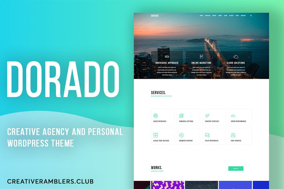 Download Dorado - Creative Agency theme