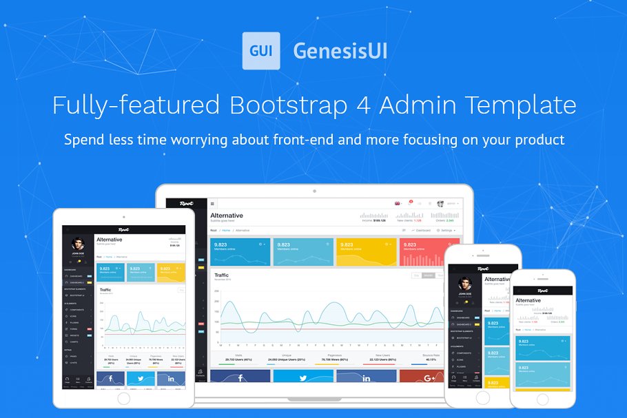 Download Root Bootstrap 4 Admin Template