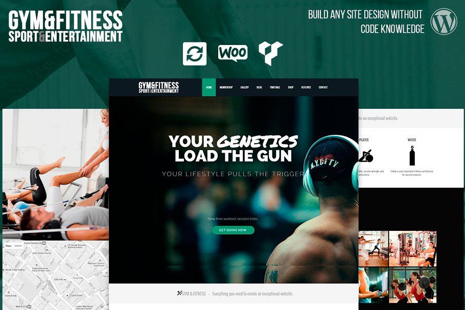 Download Gym WordPress Theme