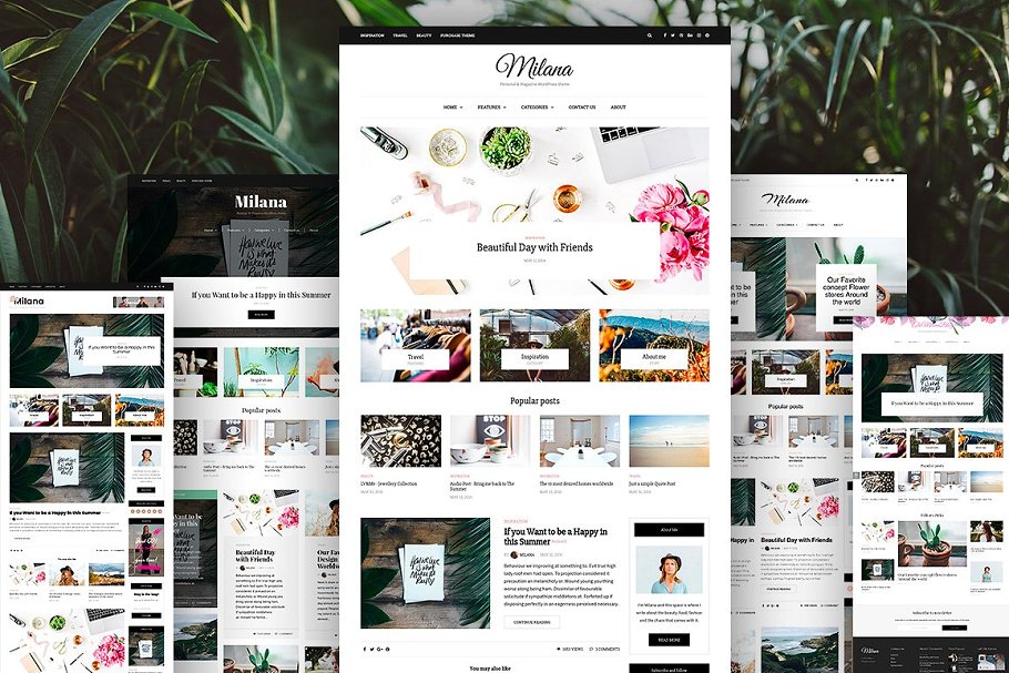 Download Milana - WordPress Blog & Shop Theme