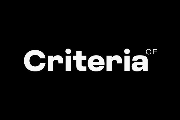Download Criteria CF circular sans serif font