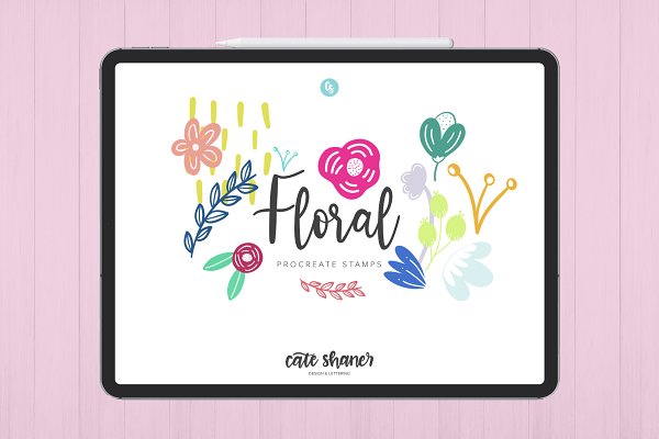 Download Floral Procreate Stamp Brushes