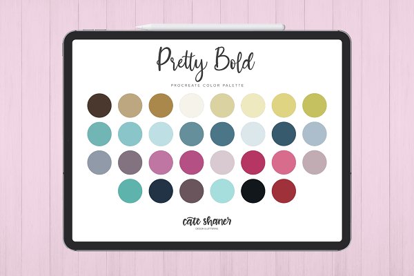 Download Pretty Bold Procreate Color Palette