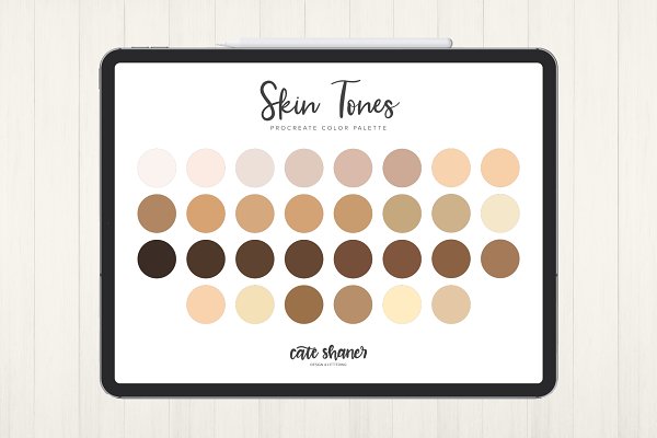 Download Skin Tones Procreate Color Palette