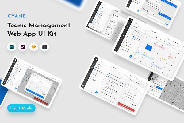 Download Cyane - Teams Management Web UI Kit