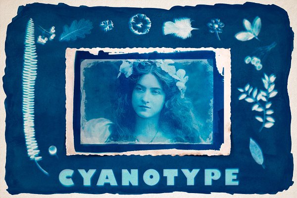 Download CYANOTYPE Digital Photoshop Effect