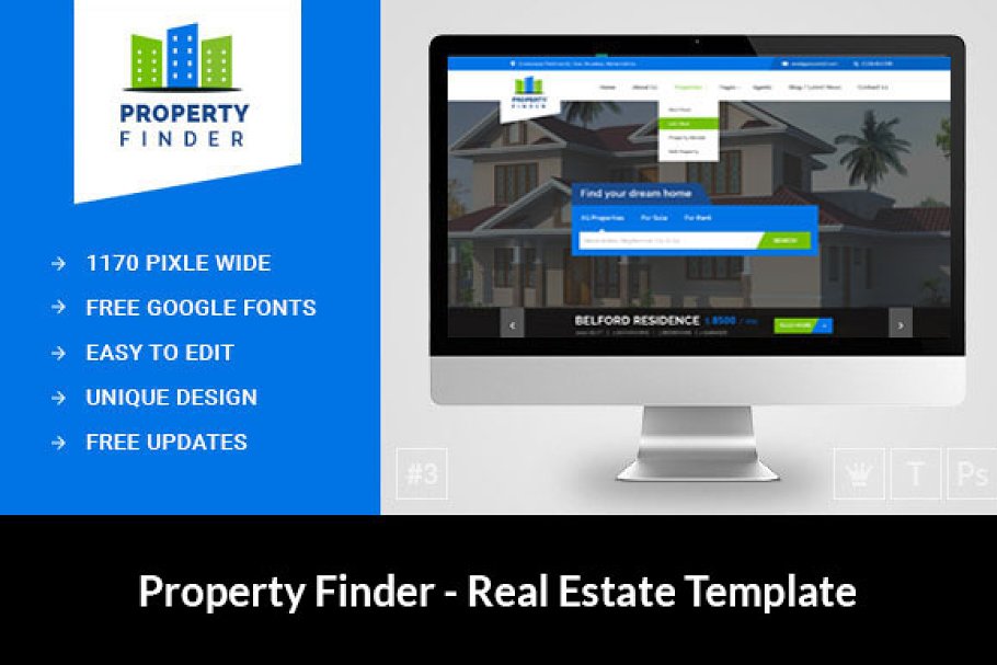 Download Real Estate Website Template