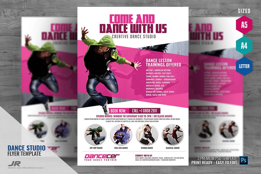 Download Dance Studio Promotion Flyer