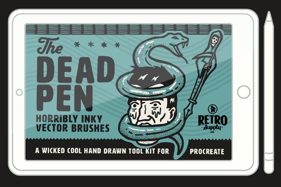 Download The Dead Pen | Toolkit for Procreate