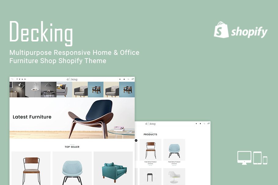 Download Decking Furniture Shop Shopify Theme