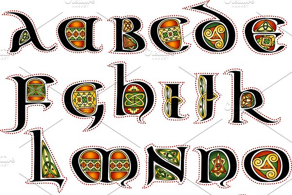 Download Decorative Celtic Alphabet