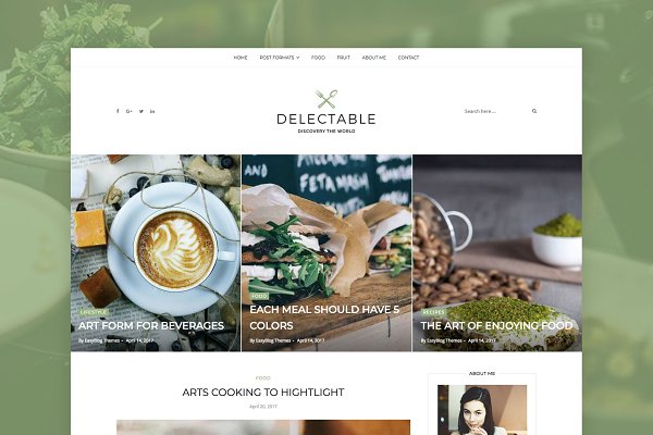Download Delectable - Recipe & Food WP Theme