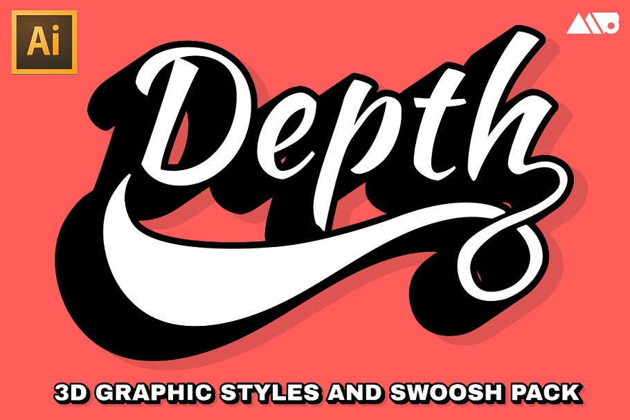 Download Depth - 3D Extrude and Swoosh Kit