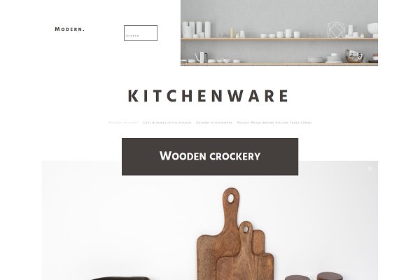 Download Kitchenware Products Template