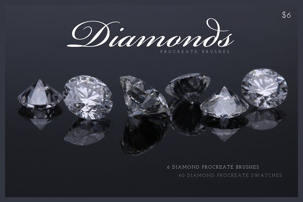 Download Diamonds Procreate Brushes