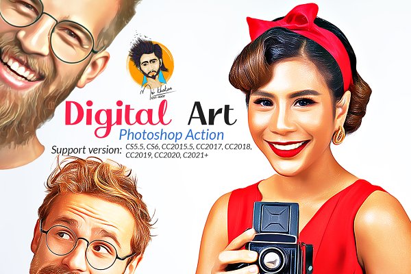 Download Digital Art Photoshop Action