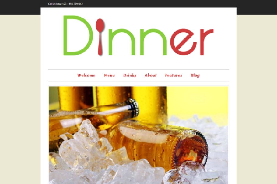 Download Dinner - Responsive Restaurant Theme