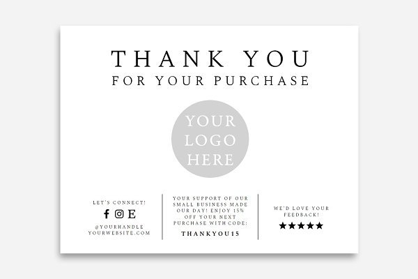 Download Small Business Thank You Card