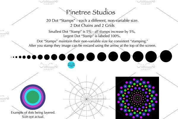 Download Procreate Dots and Grids Stamps