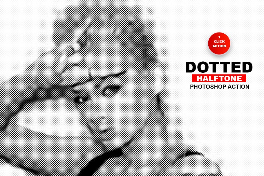 Download Dotted Halftone Photoshop Action