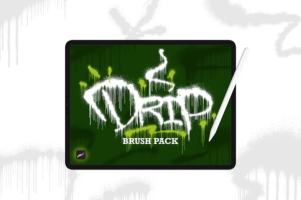 Download Drip Brush Pack - Procreate