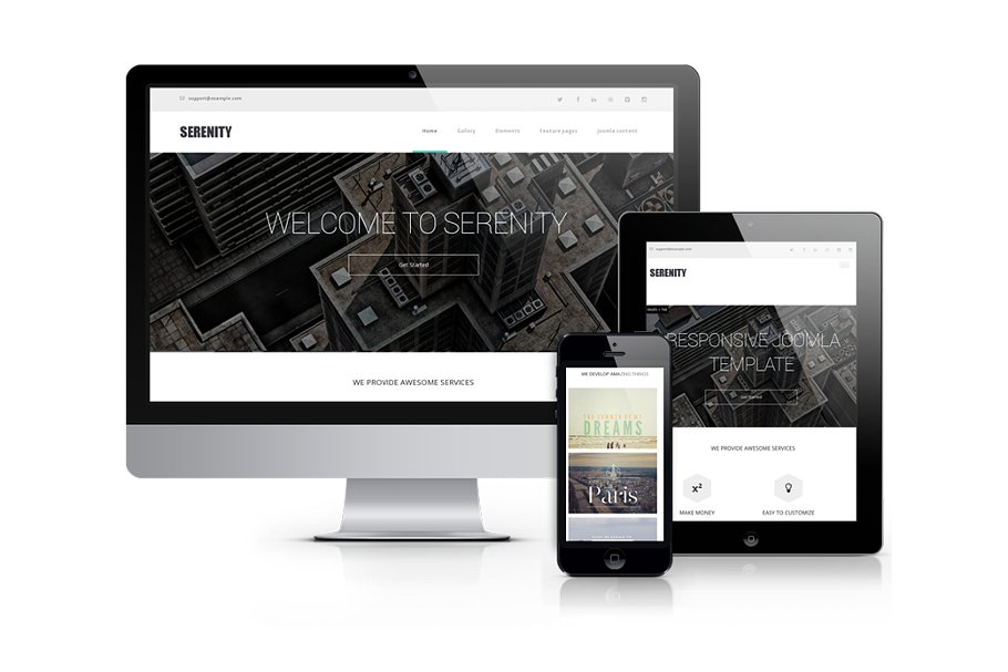 Download Serenity-Business & Portfolio Drupal
