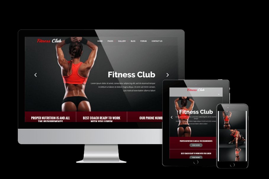 Download Fitness Club - Sport Drupal Theme