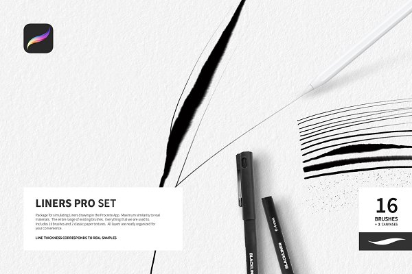 Download Liners Pro Set for Procreate