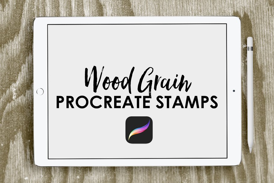 Download Wood Grain Stamps for Procreate