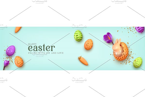 Download Happy Easter holiday design.