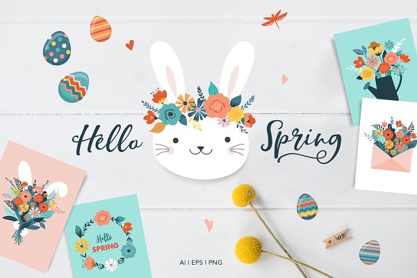 Download Hello Spring I Easter collection