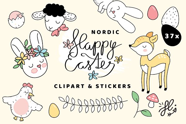 Download Nordic Easter & Spring set