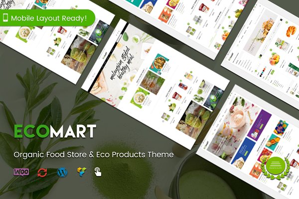 Download EcoMart - Organic Product Shop Theme