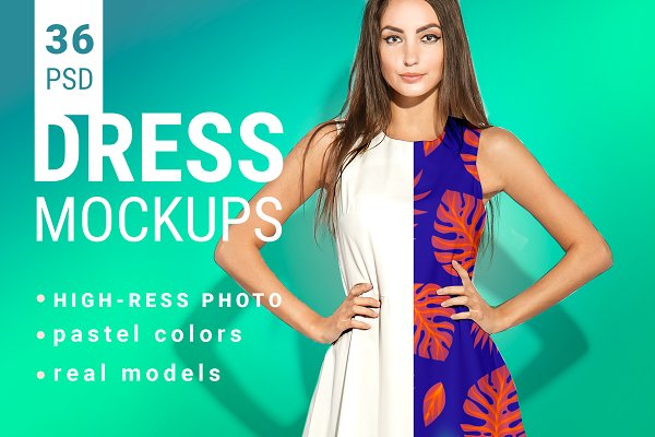 Download Women's Dress Mockup Set