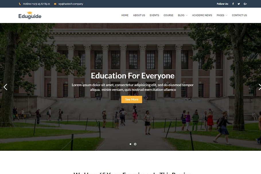 Download Eduguide – Education WP Theme