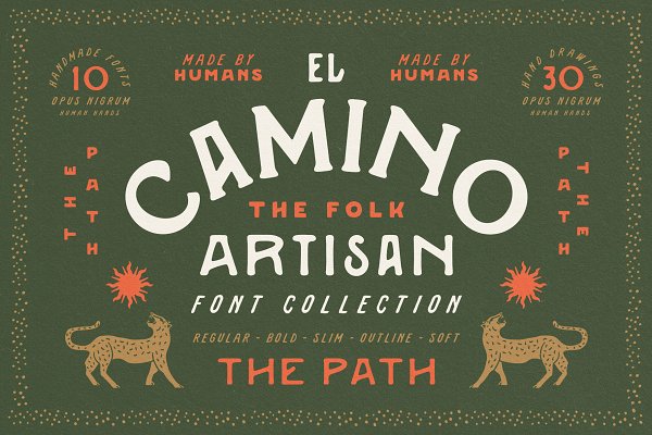 Download El Camino Font Collection + Extras