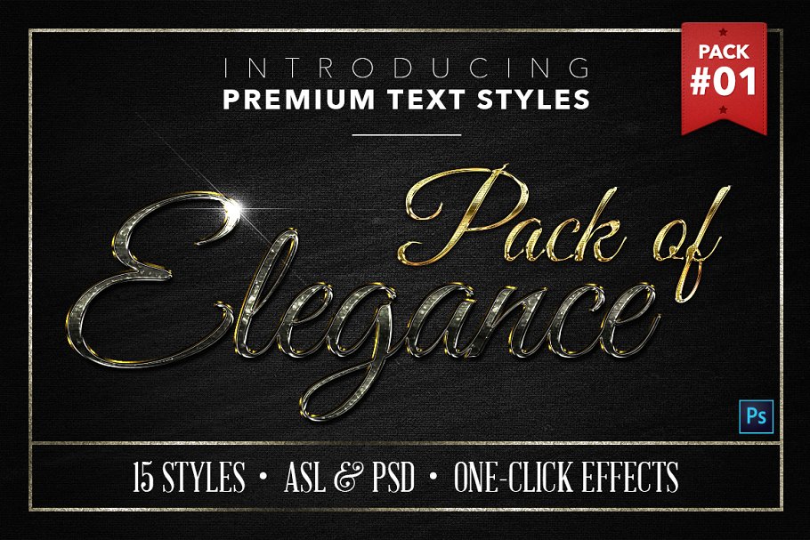 Download Elegance #1 - 15 Text Styles