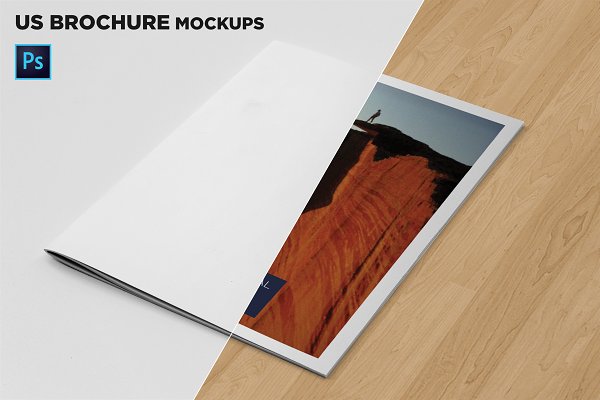 Download US Letter Brochure Mockups