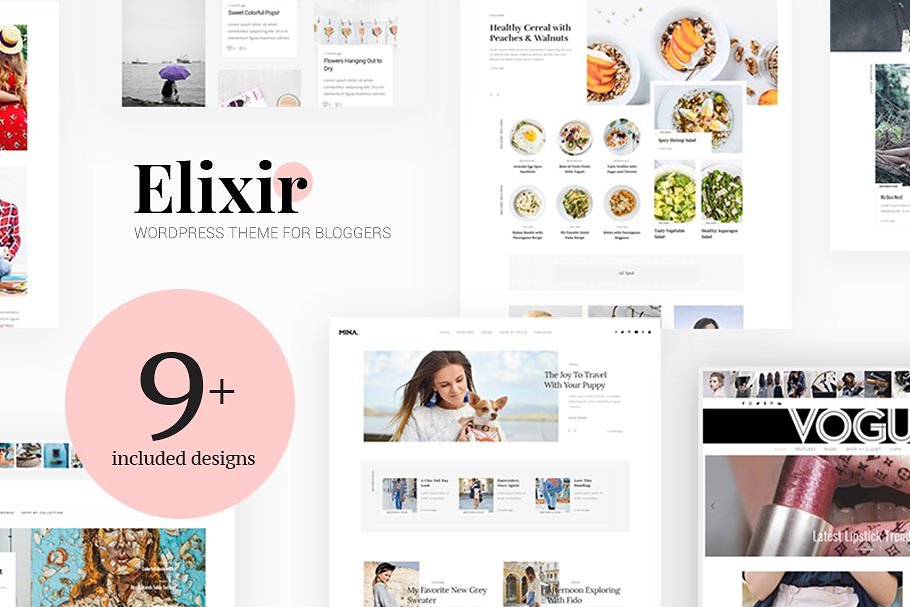Download Elixir - WordPress Blog Theme