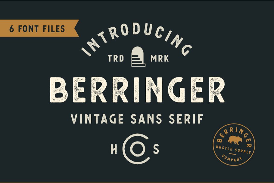 Download Berringer - A Vintage Sans Serif