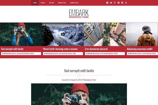 Download Embark - Responsive Blog WP Theme