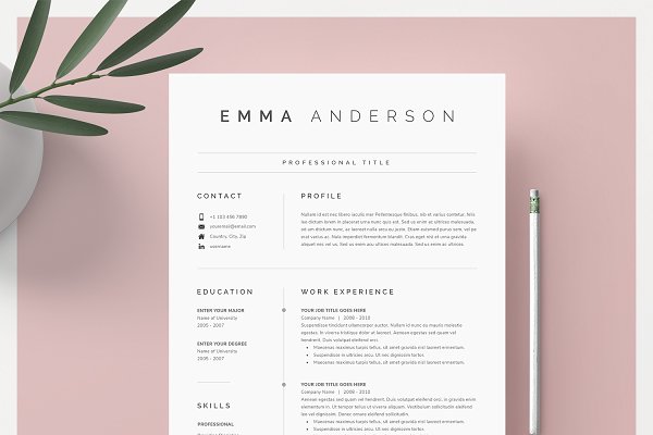 Download Word Resume & Cover Letter