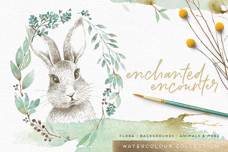Download Enchanted Encounter watercolour set